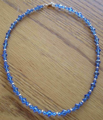 Sapphire Crystal Necklace